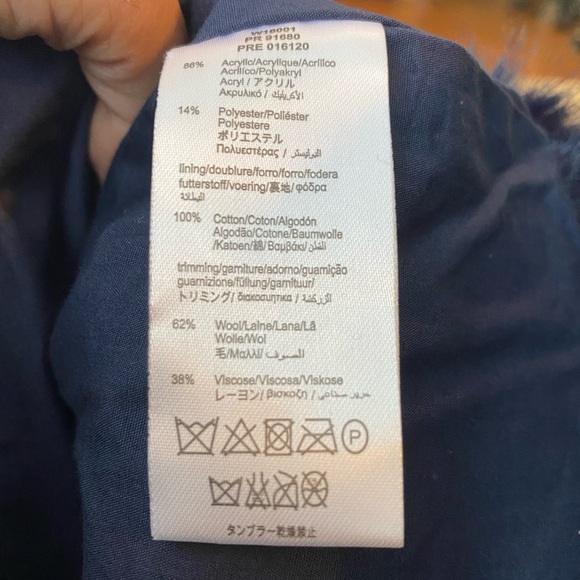 LITTLE MARC JACOBS*Navy Fur Hooded Warm Coat*$589 - Picture 8 of 8